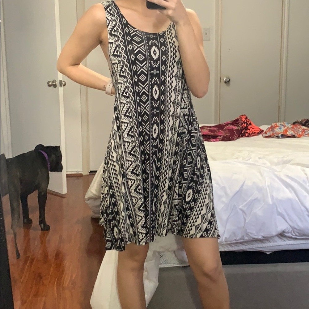 Tribal pattern t-shirt dress!